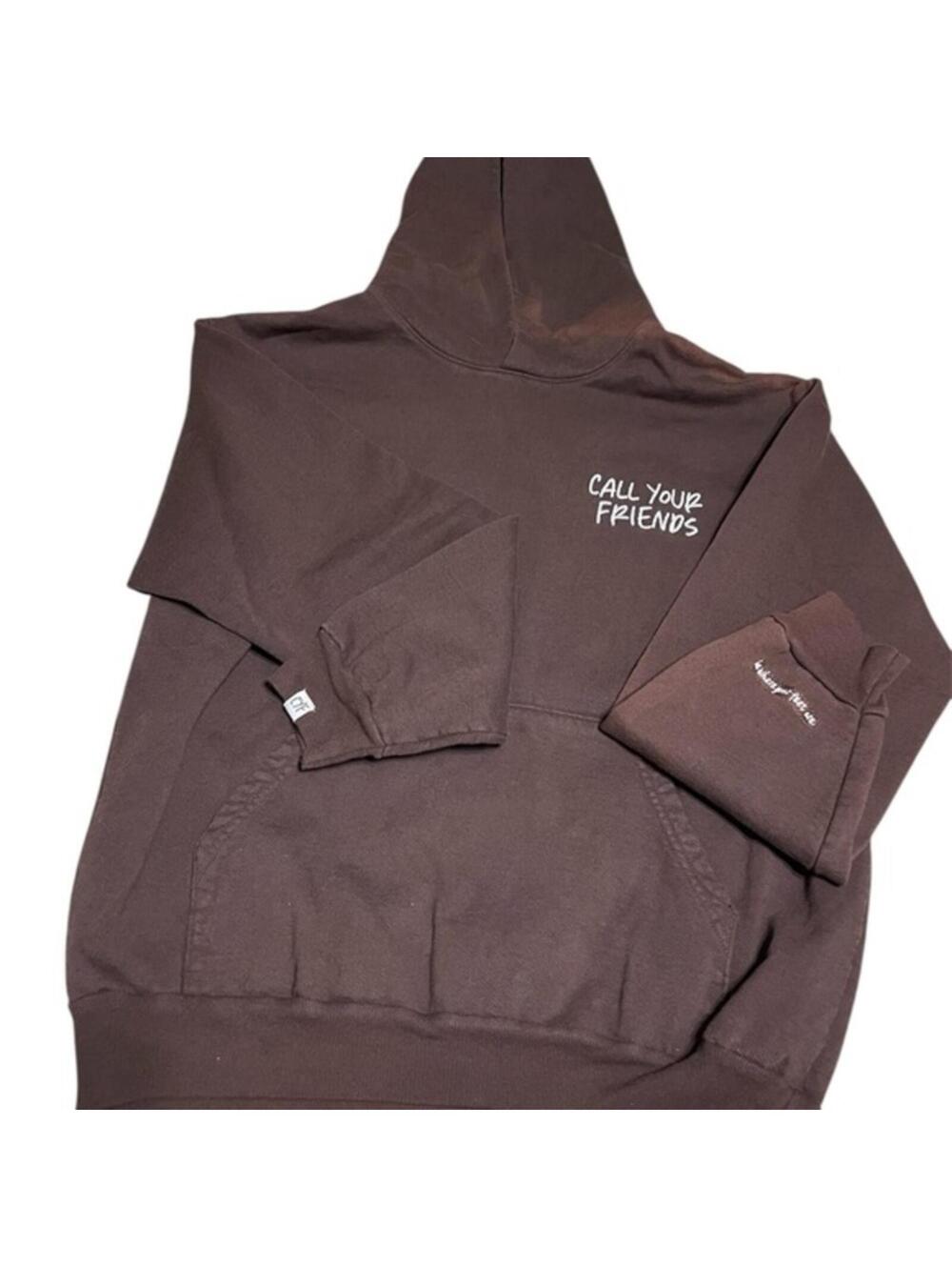 Call Your Friends Embroidered Hoodie